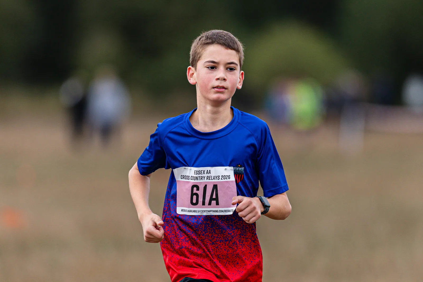 Brentwood Beagles athletes at the Essex Cross Country Relays, 19 September 2026