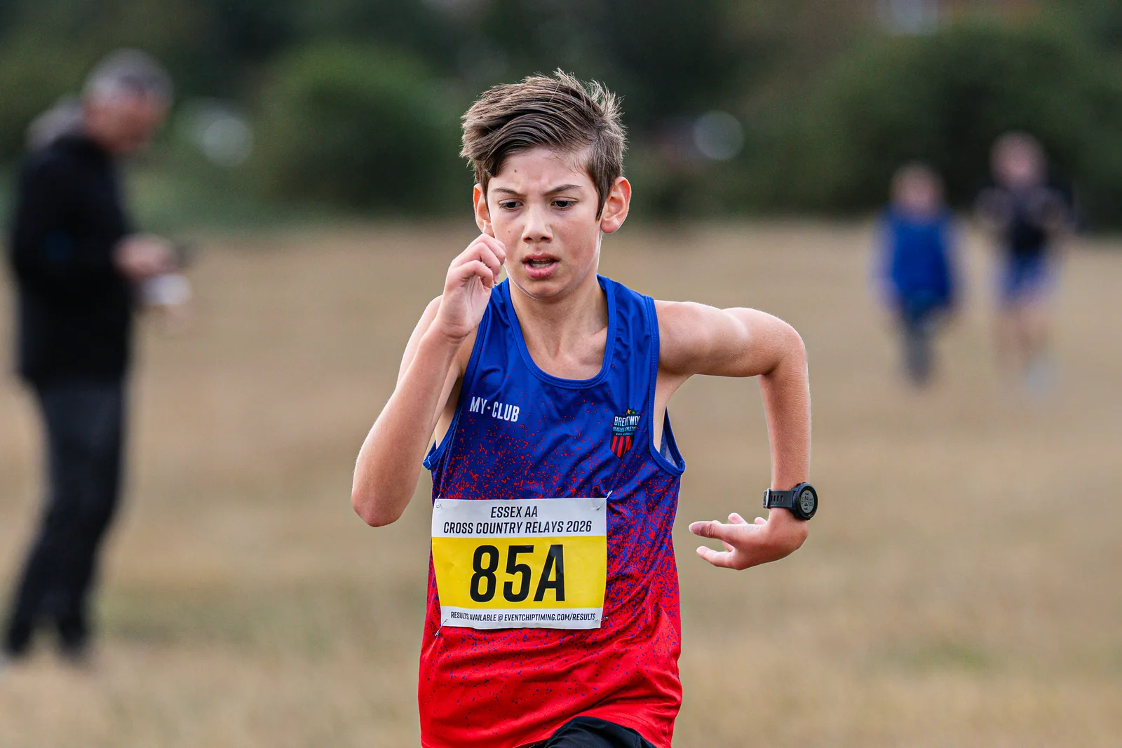 Brentwood Beagles athletes at the Essex Cross Country Relays, 19 September 2026
