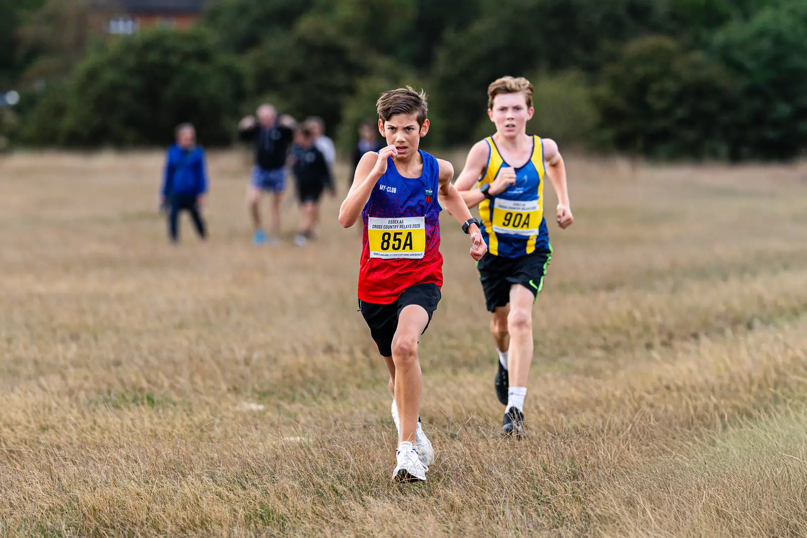 Brentwood Beagles athletes at the Essex Cross Country Relays, 19 September 2026