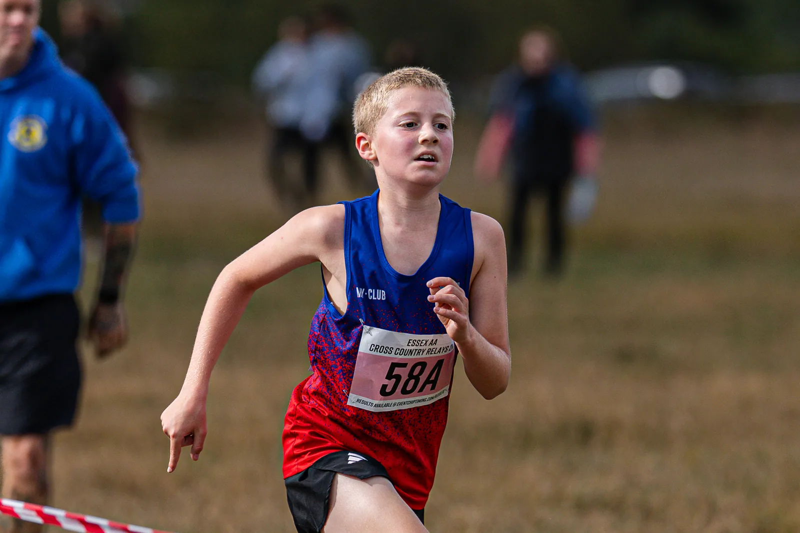 Brentwood Beagles athletes at the Essex Cross Country Relays, 19 September 2026