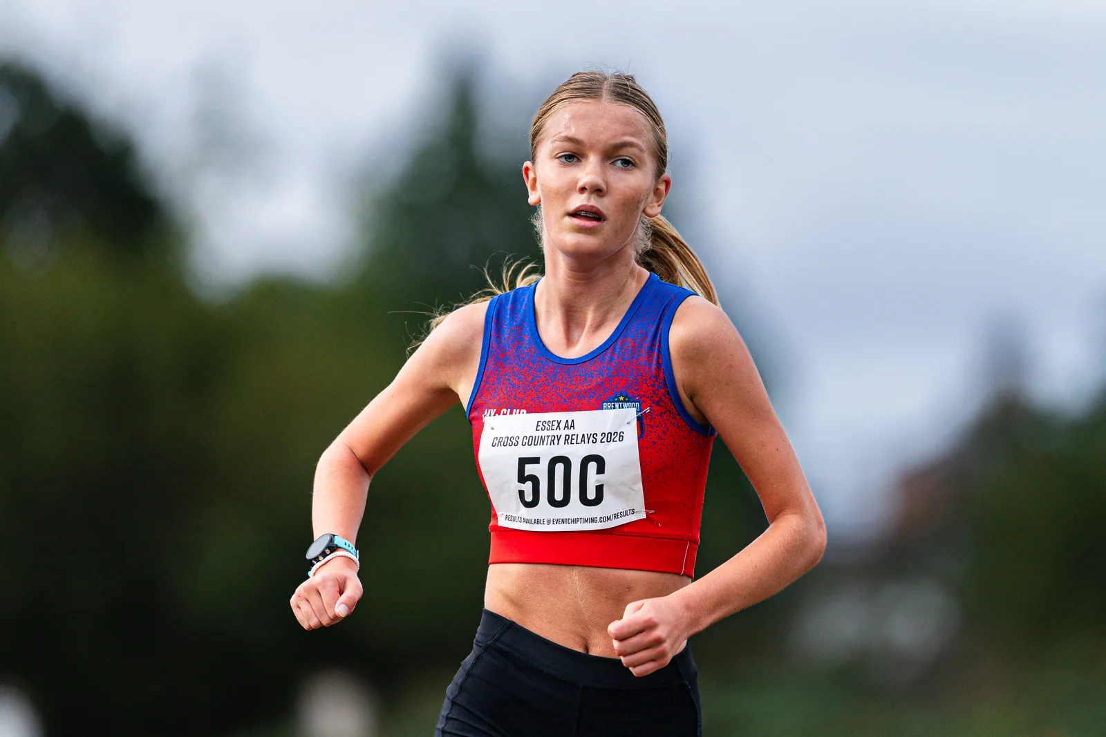 Brentwood Beagles athletes at the Essex Cross Country Relays, 19 September 2026