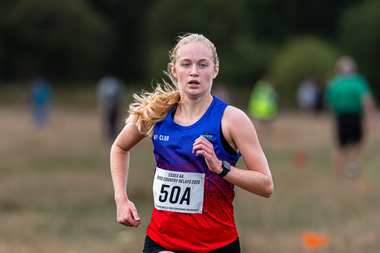 Brentwood Beagles athletes at the Essex Cross Country Relays, 19 September 2026