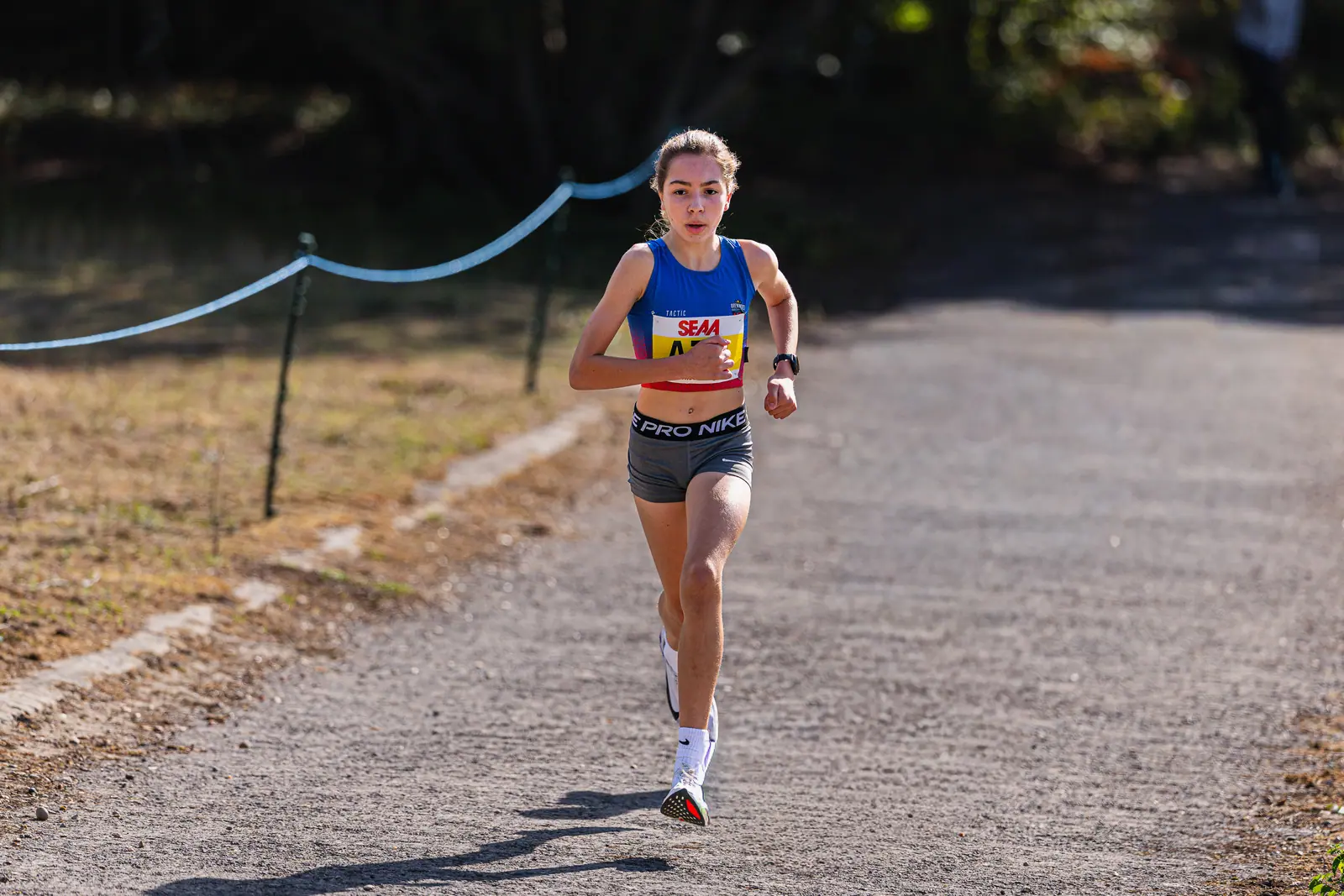 Brentwood Beagles athletes at the SEAA Road Relays, Rushmoor Arena, Aldershot, 26 September 2026