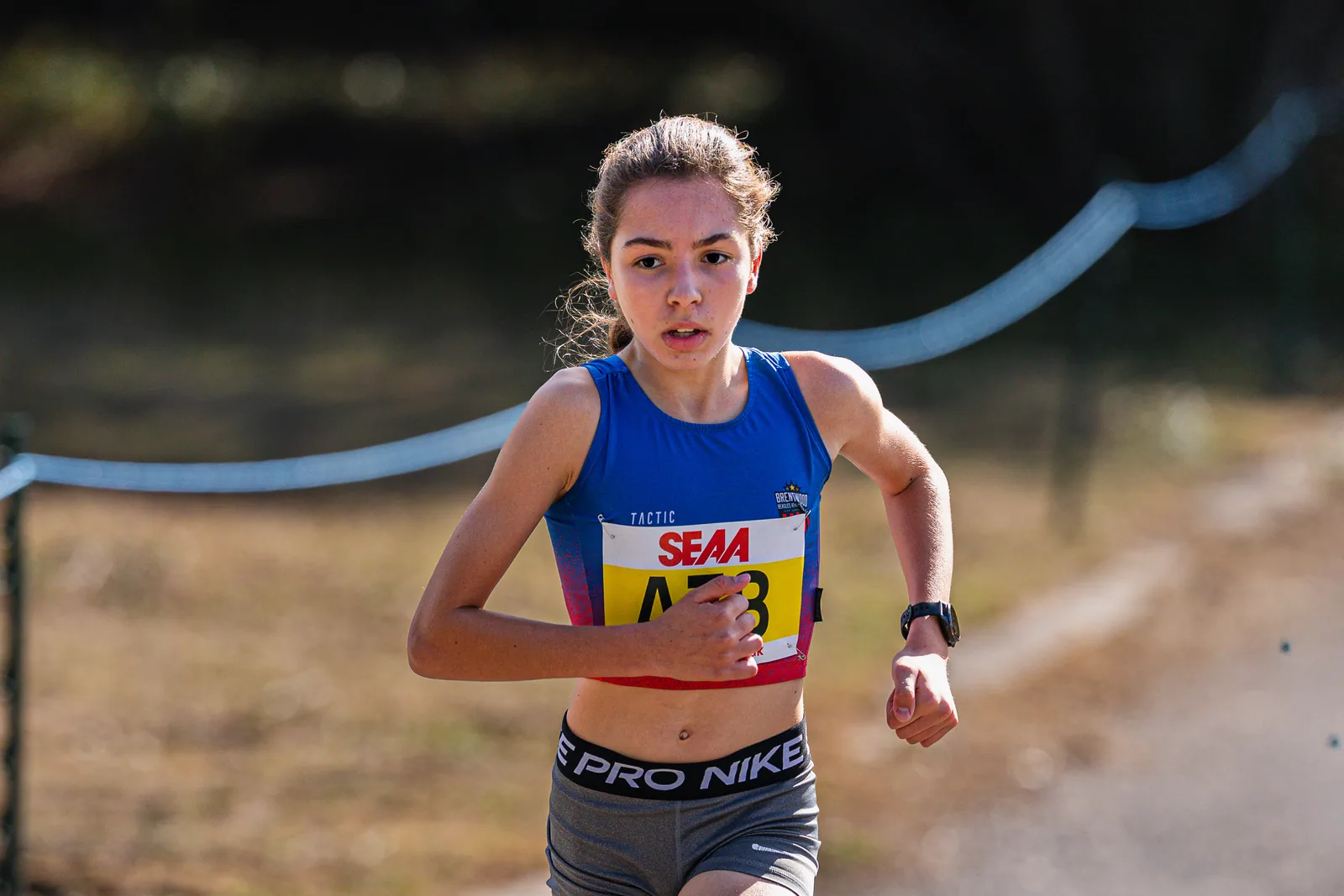 Brentwood Beagles athletes at the SEAA Road Relays, Rushmoor Arena, Aldershot, 26 September 2026