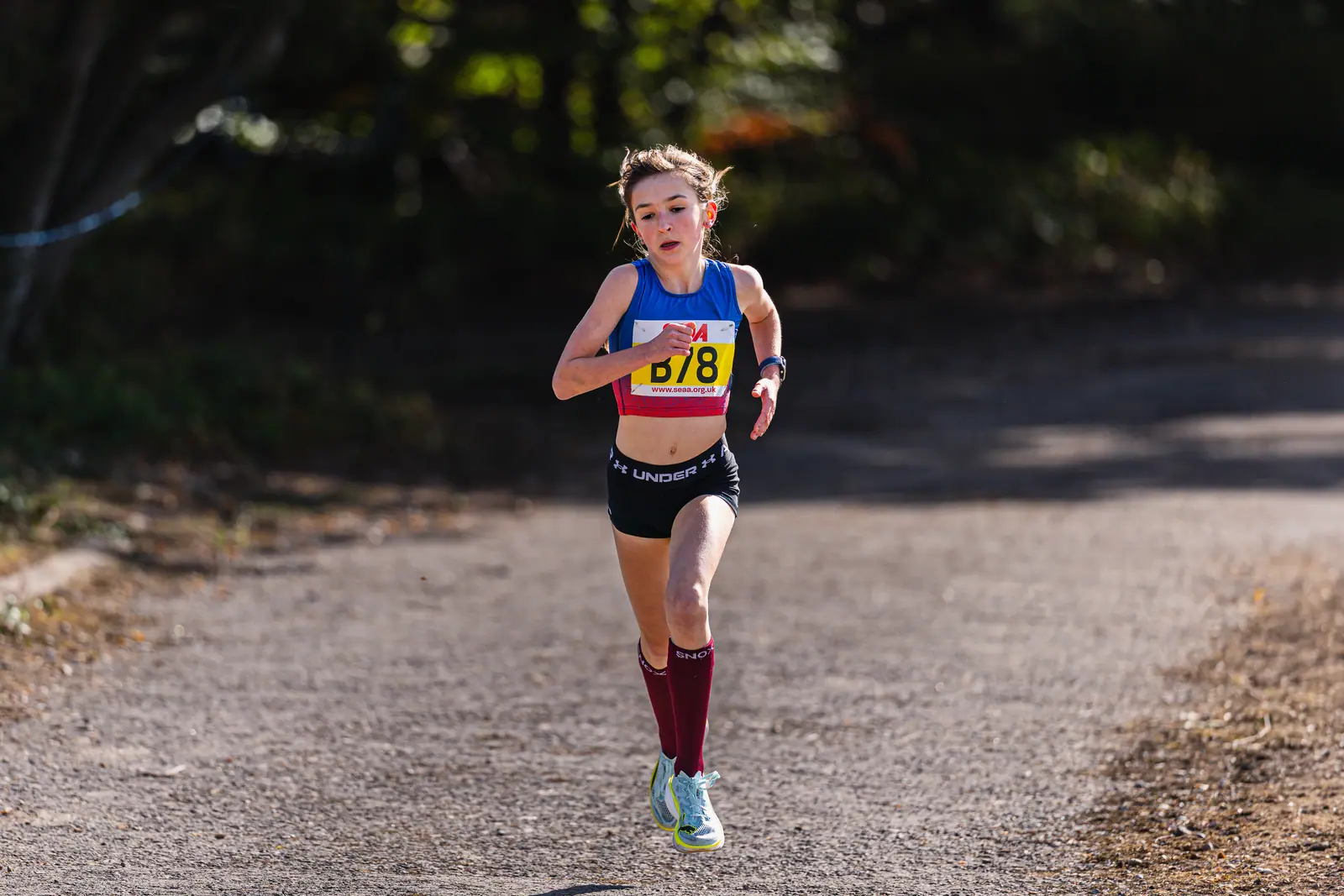 Brentwood Beagles athletes at the SEAA Road Relays, Rushmoor Arena, Aldershot, 26 September 2026