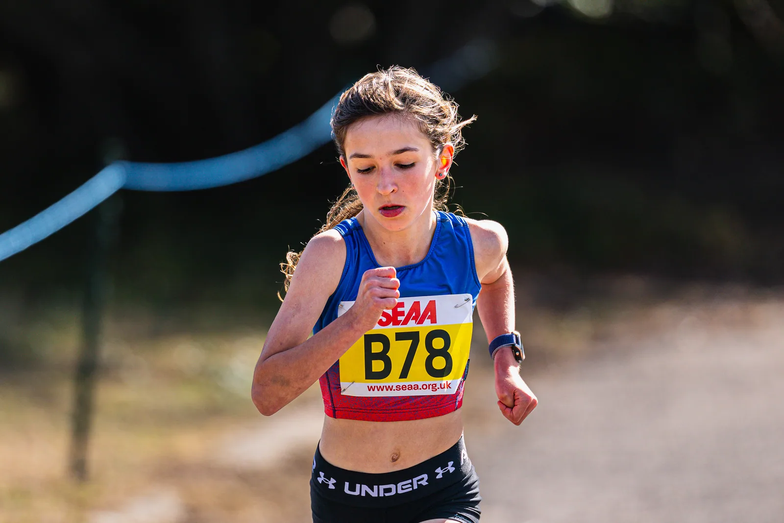 Brentwood Beagles athletes at the SEAA Road Relays, Rushmoor Arena, Aldershot, 26 September 2026
