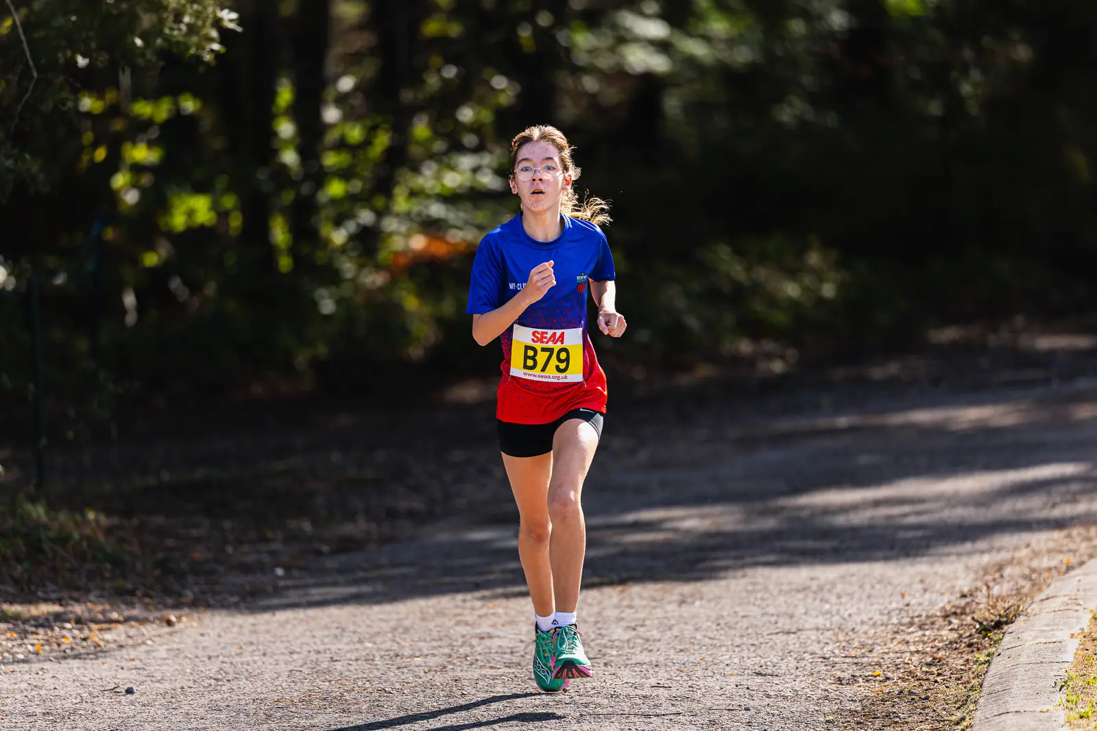 Brentwood Beagles athletes at the SEAA Road Relays, Rushmoor Arena, Aldershot, 26 September 2026