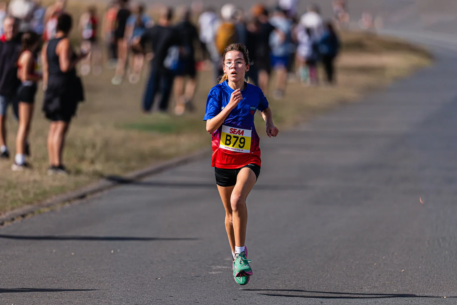 Brentwood Beagles athletes at the SEAA Road Relays, Rushmoor Arena, Aldershot, 26 September 2026