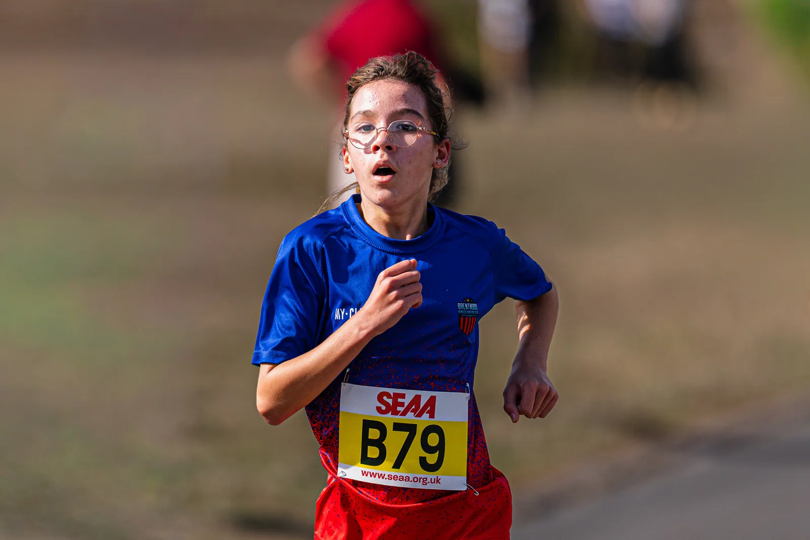 Brentwood Beagles athletes at the SEAA Road Relays, Rushmoor Arena, Aldershot, 26 September 2026