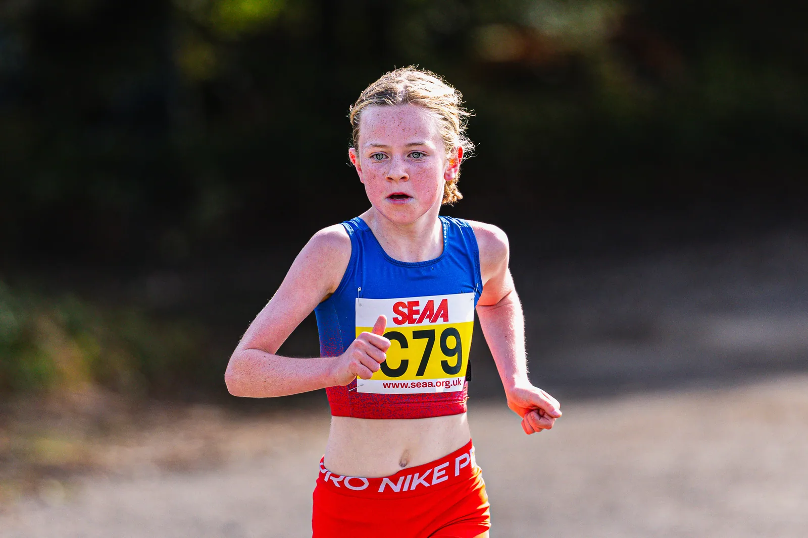 Brentwood Beagles athletes at the SEAA Road Relays, Rushmoor Arena, Aldershot, 26 September 2026