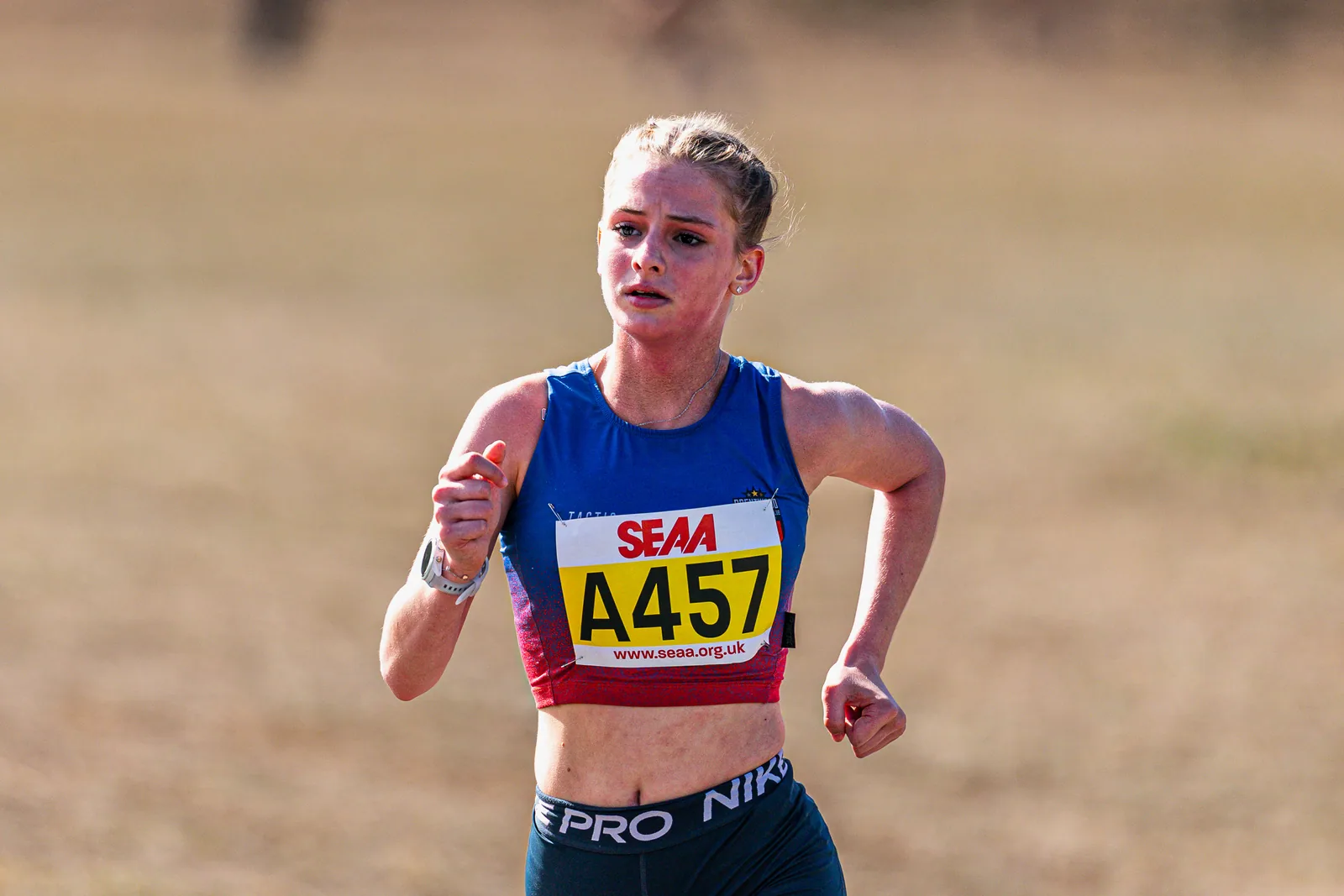 Brentwood Beagles athletes at the SEAA Road Relays, Rushmoor Arena, Aldershot, 26 September 2026