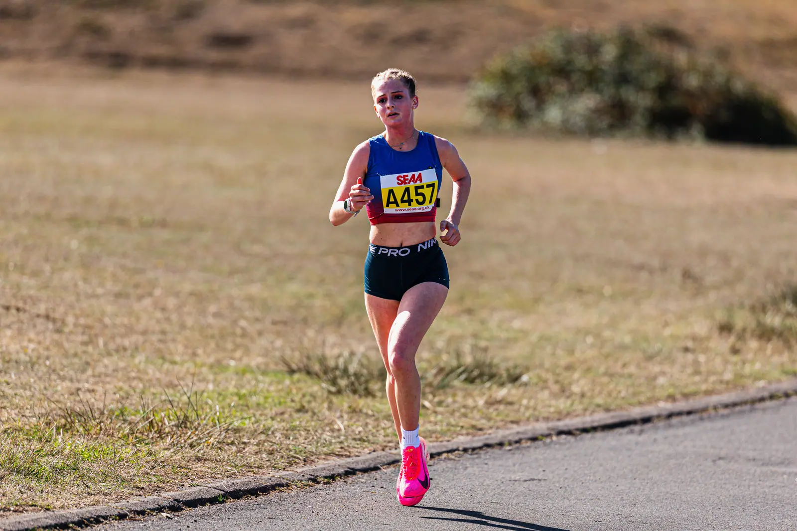 Brentwood Beagles athletes at the SEAA Road Relays, Rushmoor Arena, Aldershot, 26 September 2026