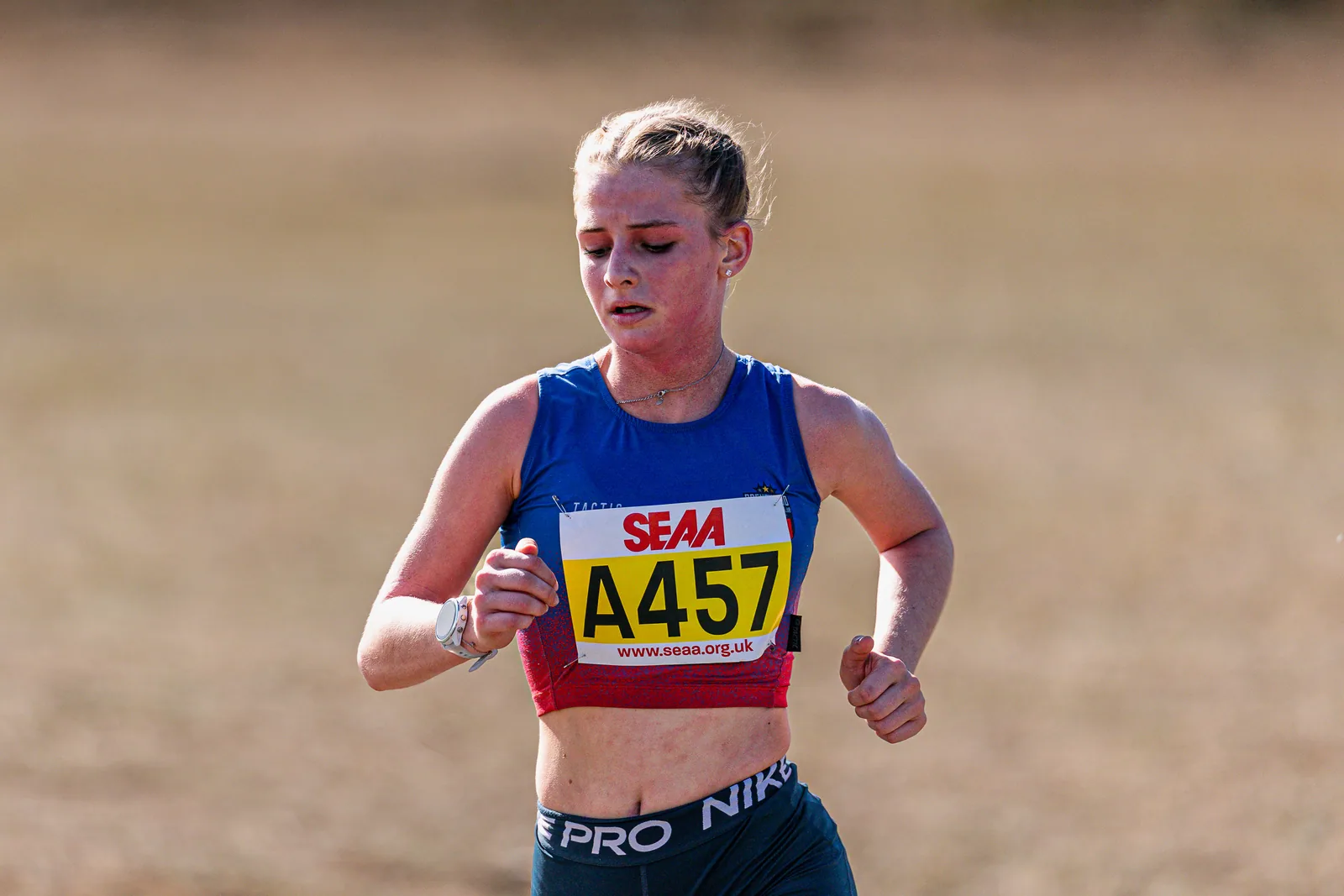 Brentwood Beagles athletes at the SEAA Road Relays, Rushmoor Arena, Aldershot, 26 September 2026