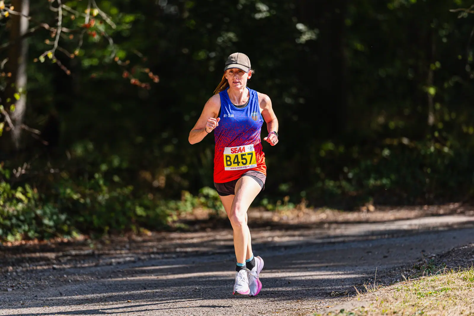 Brentwood Beagles athletes at the SEAA Road Relays, Rushmoor Arena, Aldershot, 26 September 2026
