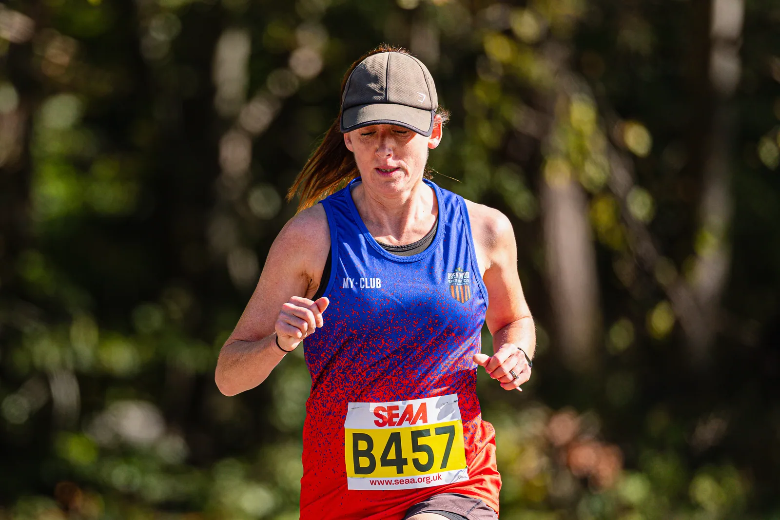 Brentwood Beagles athletes at the SEAA Road Relays, Rushmoor Arena, Aldershot, 26 September 2026