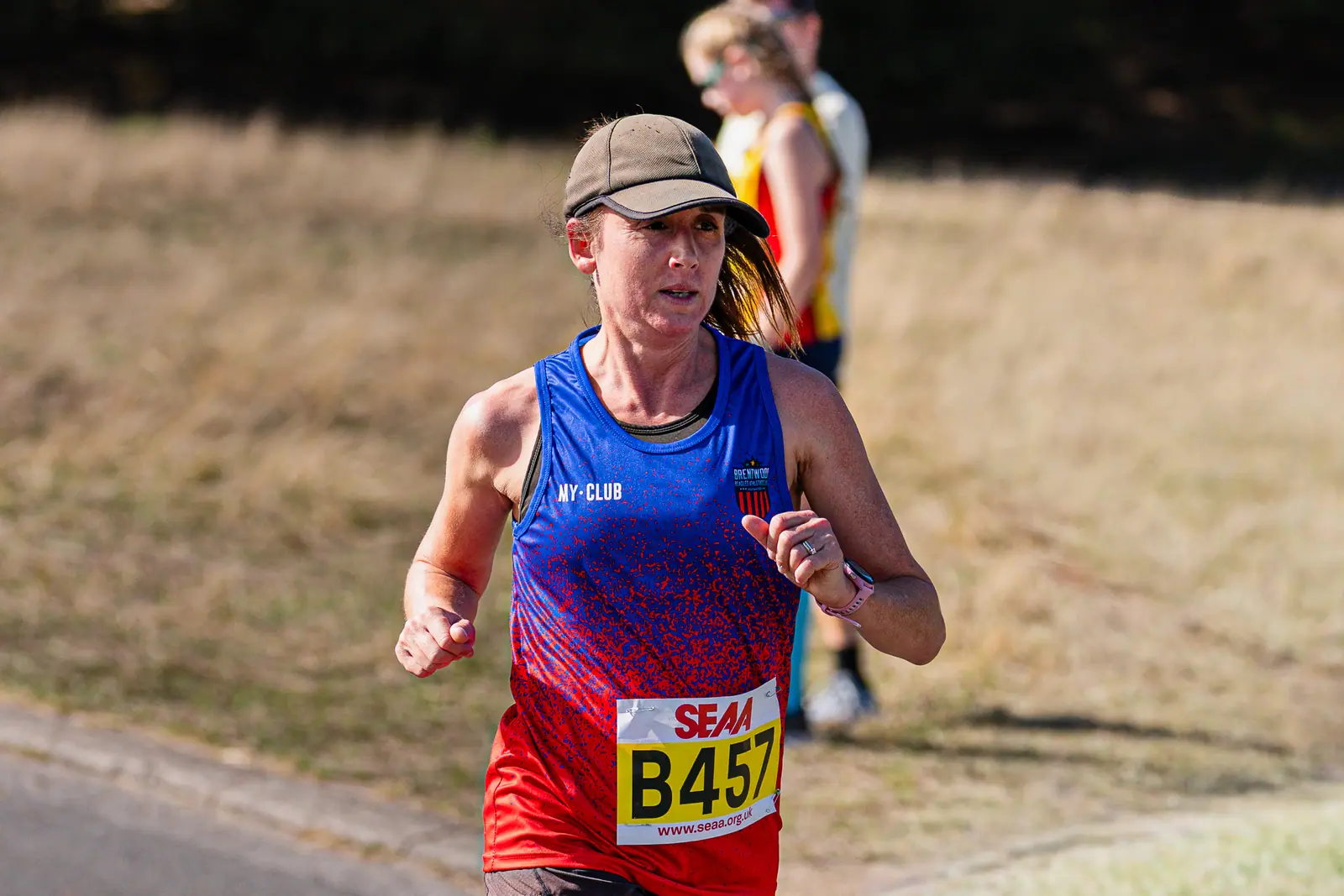 Brentwood Beagles athletes at the SEAA Road Relays, Rushmoor Arena, Aldershot, 26 September 2026