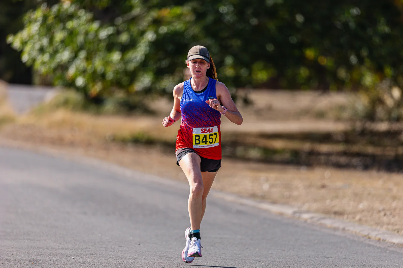 Brentwood Beagles athletes at the SEAA Road Relays, Rushmoor Arena, Aldershot, 26 September 2026