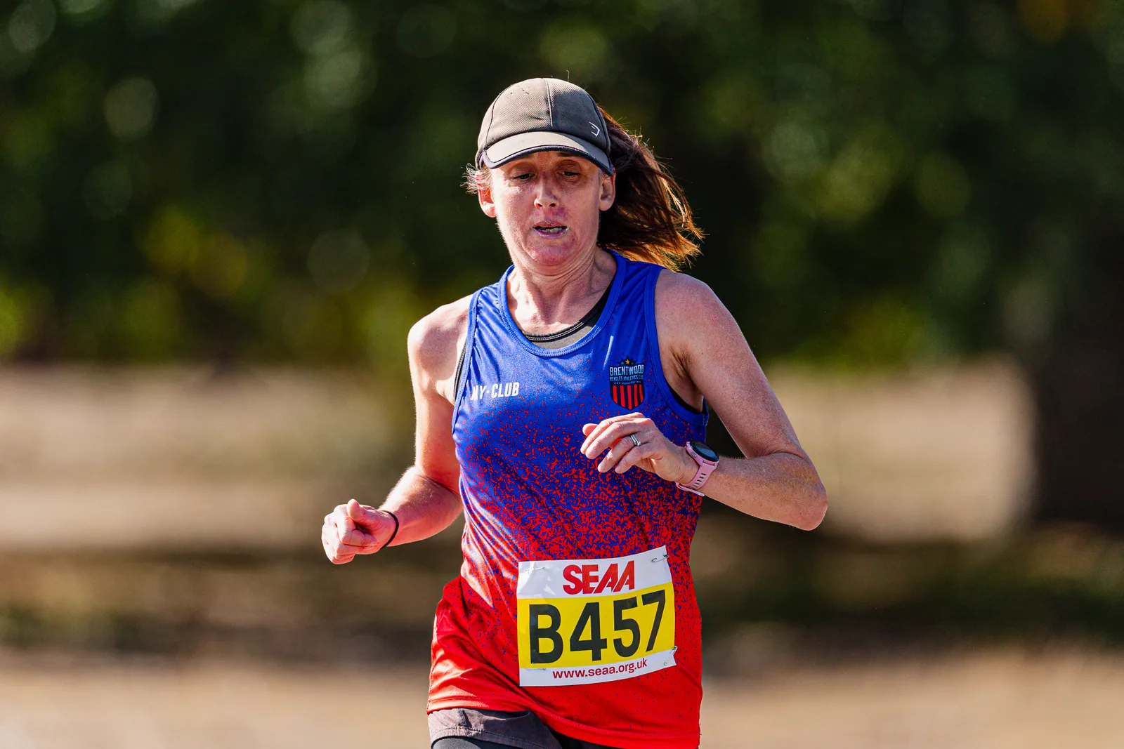 Brentwood Beagles athletes at the SEAA Road Relays, Rushmoor Arena, Aldershot, 26 September 2026