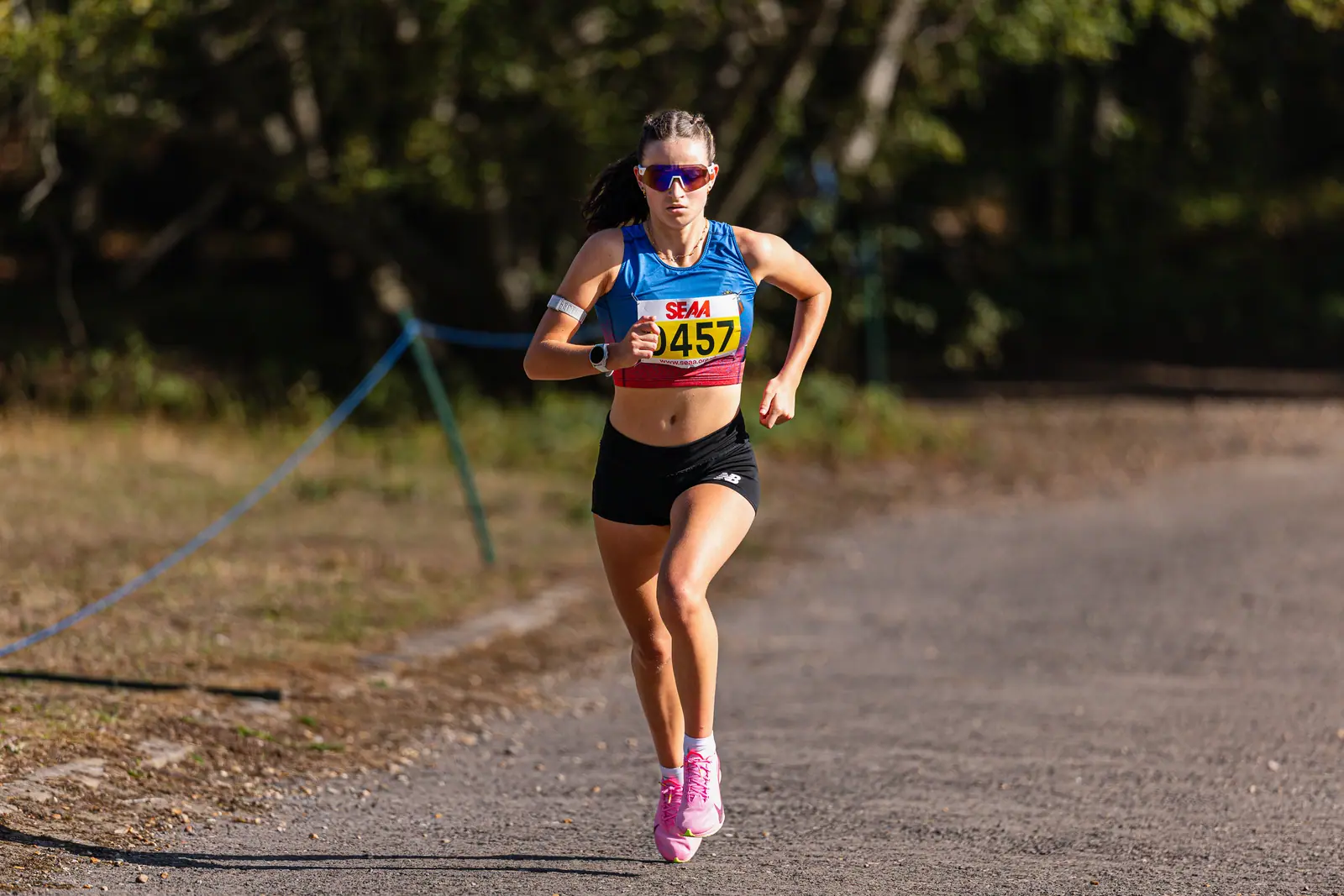 Brentwood Beagles athletes at the SEAA Road Relays, Rushmoor Arena, Aldershot, 26 September 2026