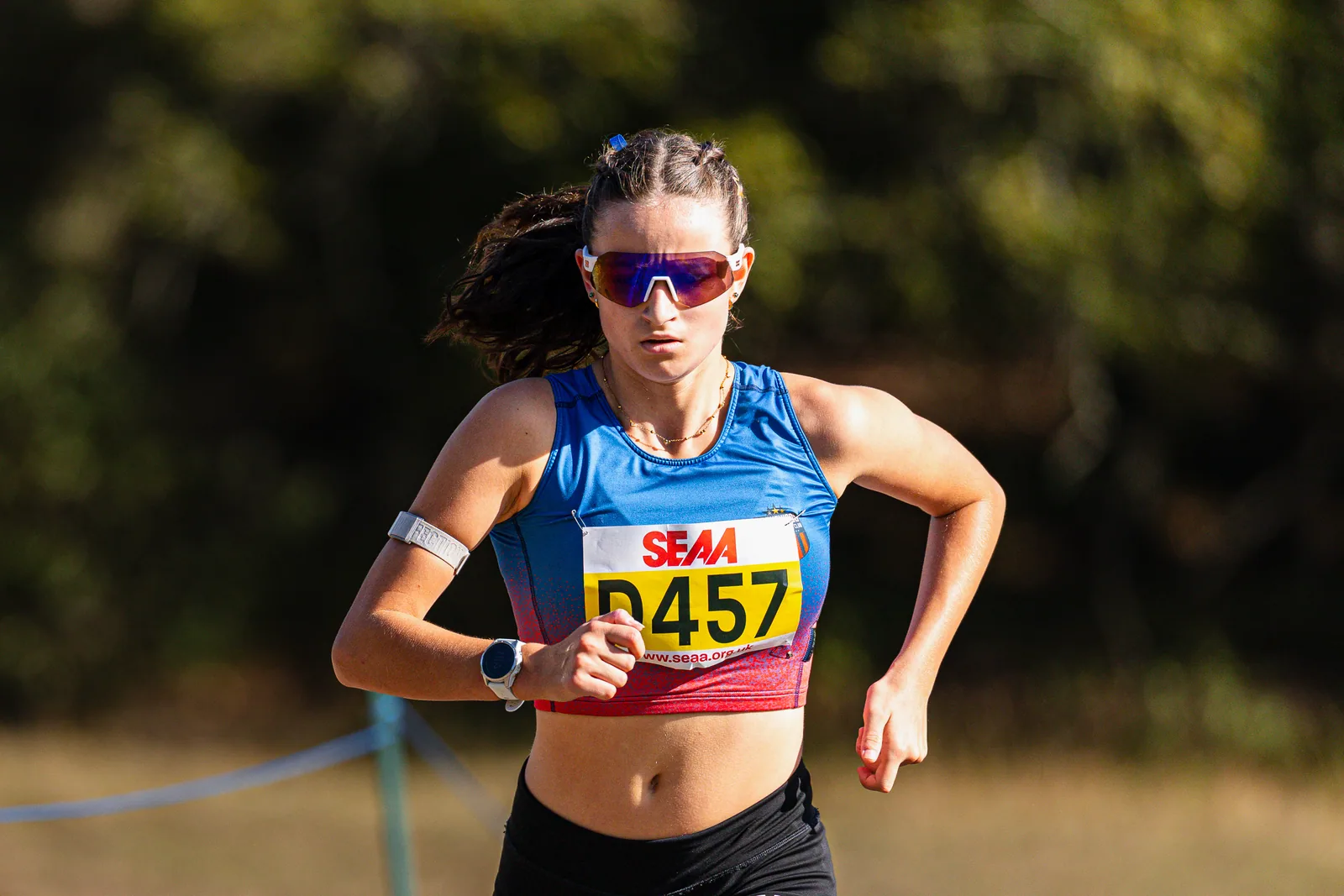 Brentwood Beagles athletes at the SEAA Road Relays, Rushmoor Arena, Aldershot, 26 September 2026