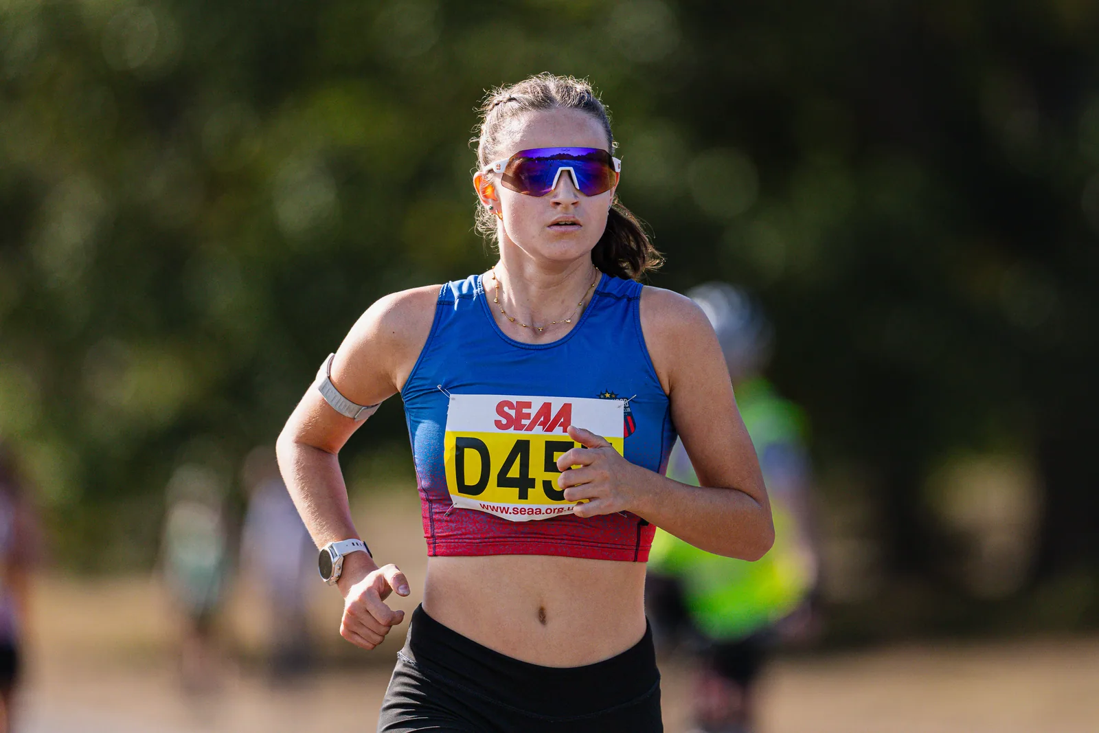 Brentwood Beagles athletes at the SEAA Road Relays, Rushmoor Arena, Aldershot, 26 September 2026